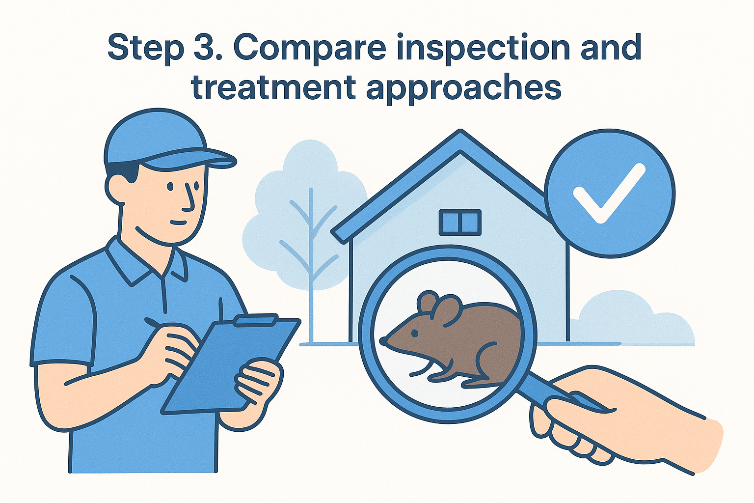 Step 3. Compare inspection and treatment approaches