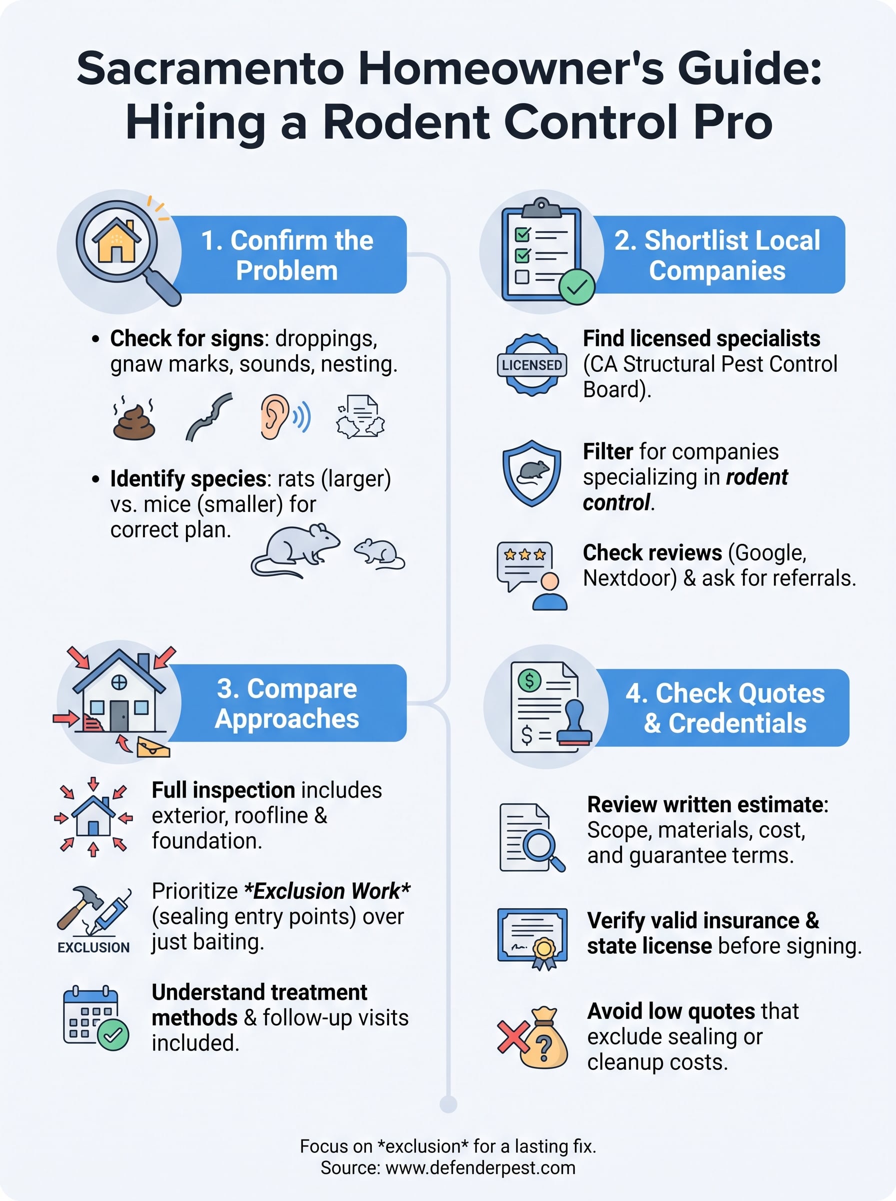 rat and rodent control infographic