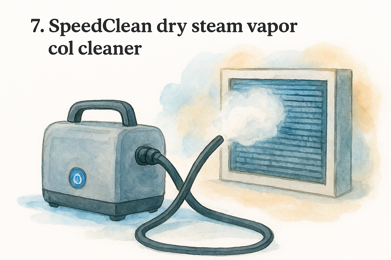 7. SpeedClean dry steam vapor coil cleaner