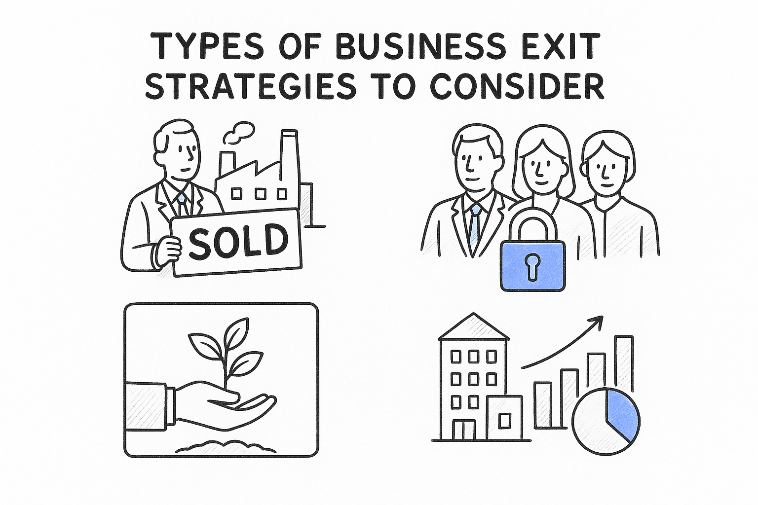 Types of business exit strategies to consider
