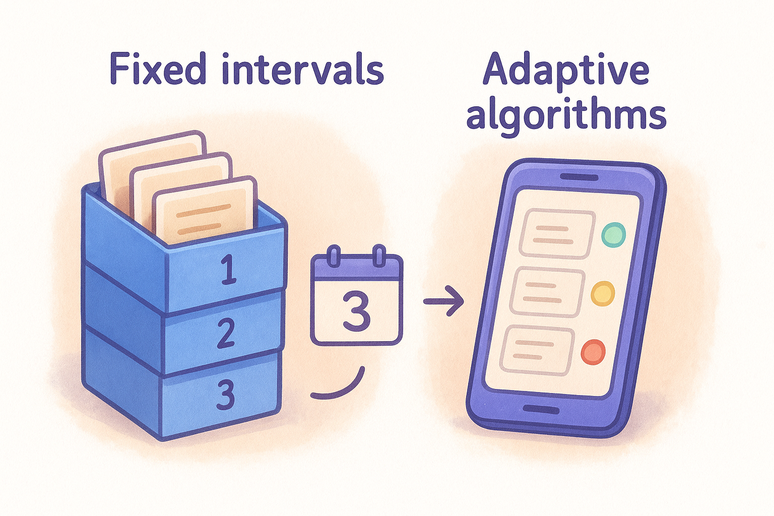 Fixed intervals vs adaptive algorithms