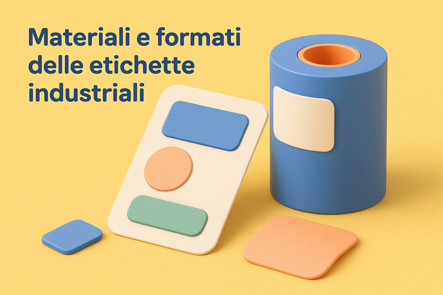 Materiali e formati delle etichette industriali