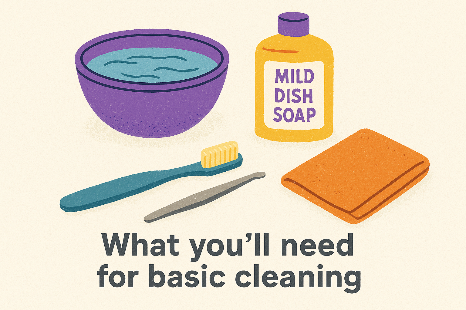 What you'll need for basic cleaning