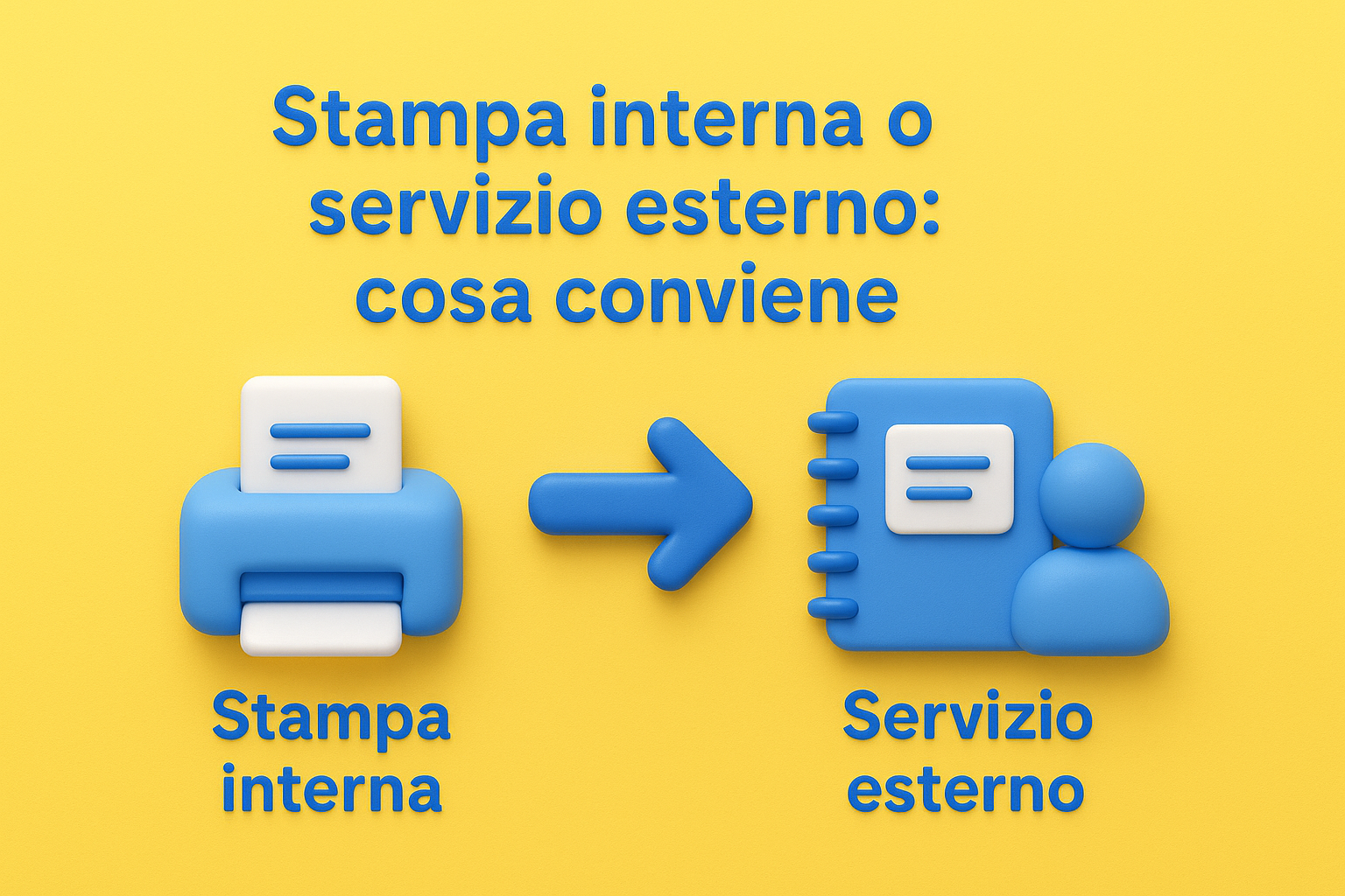 Stampa interna o servizio esterno: cosa conviene