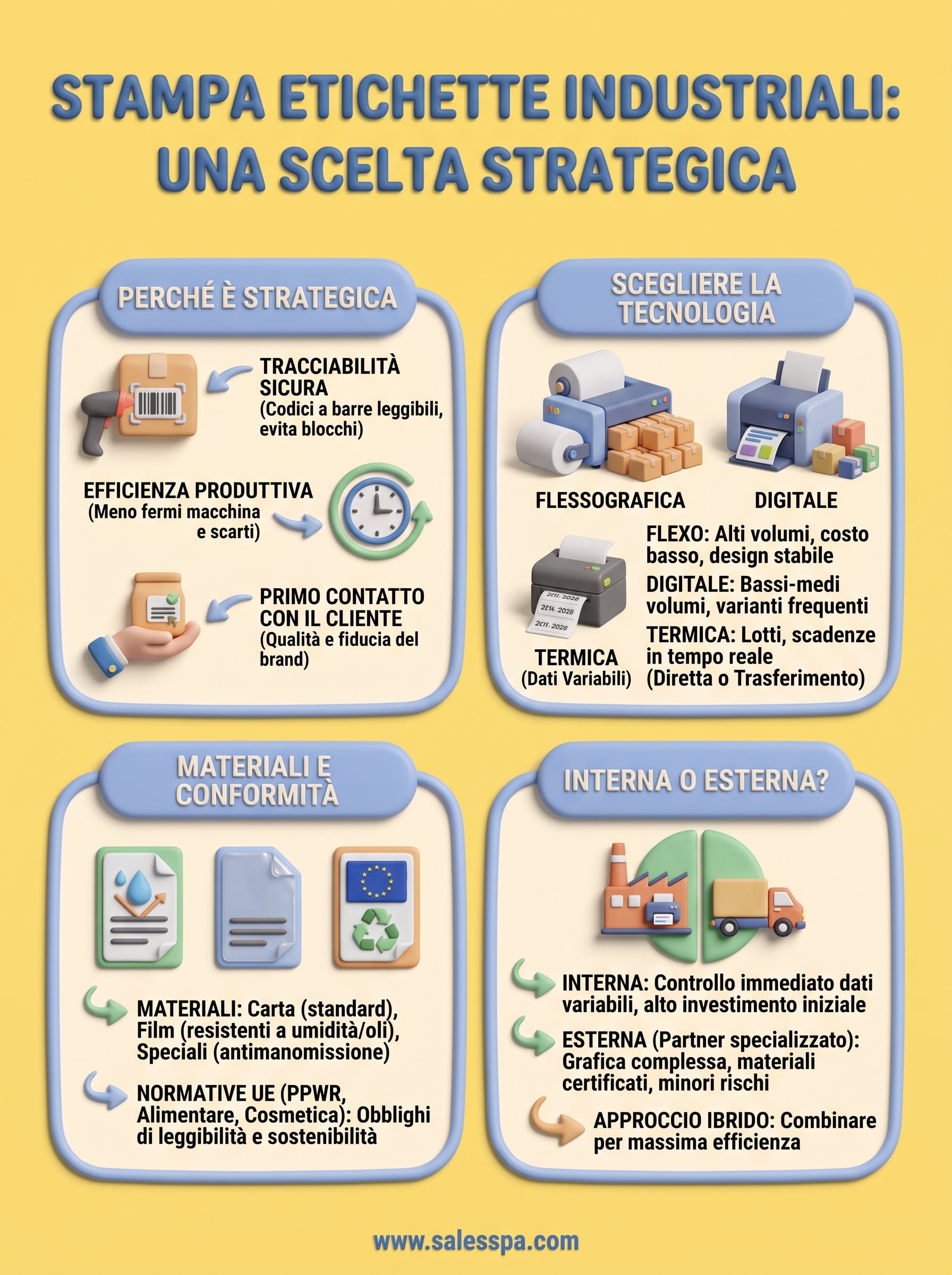 stampa etichette industriali infographic