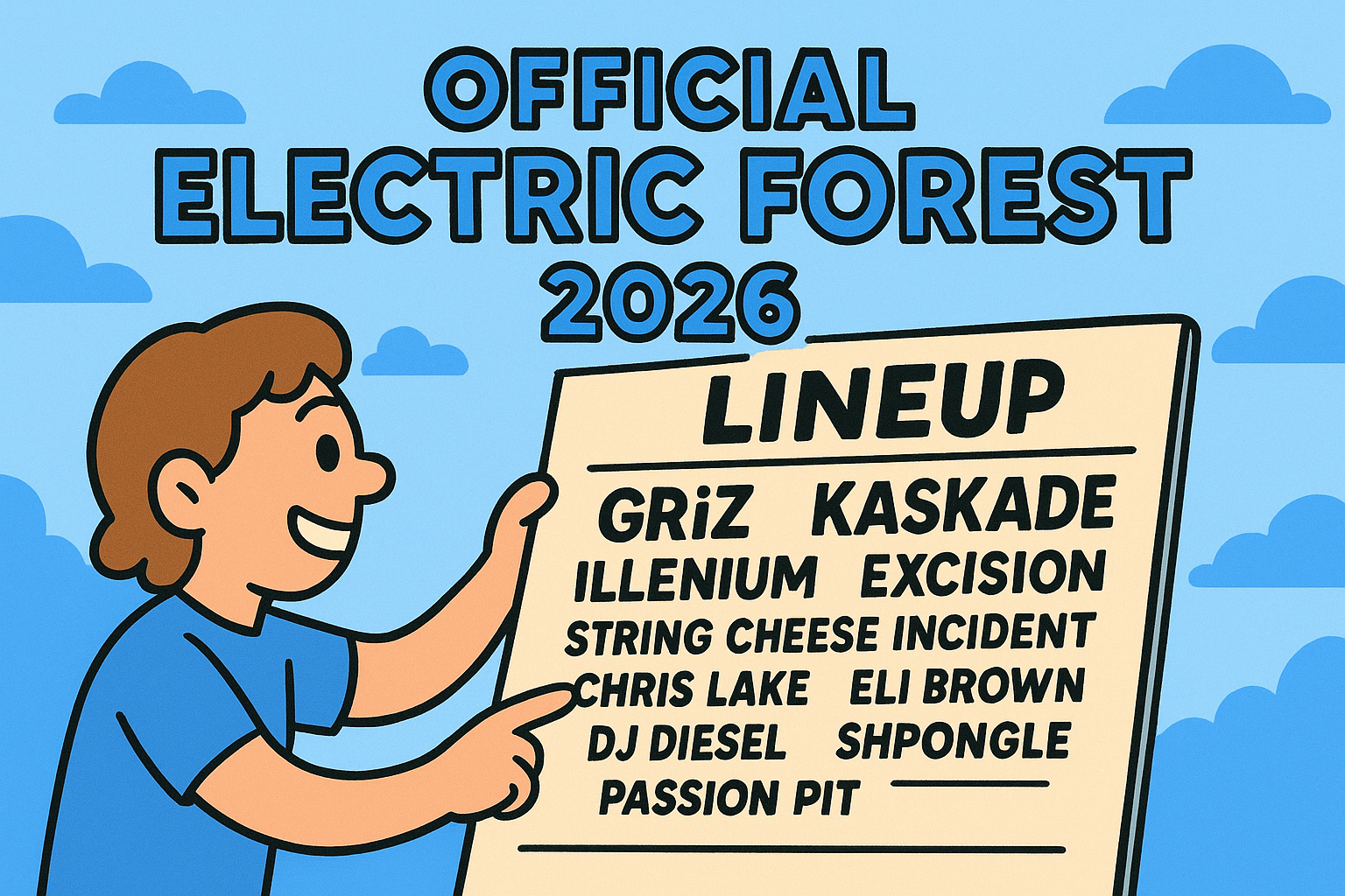 2. Official Electric Forest 2026 lineup