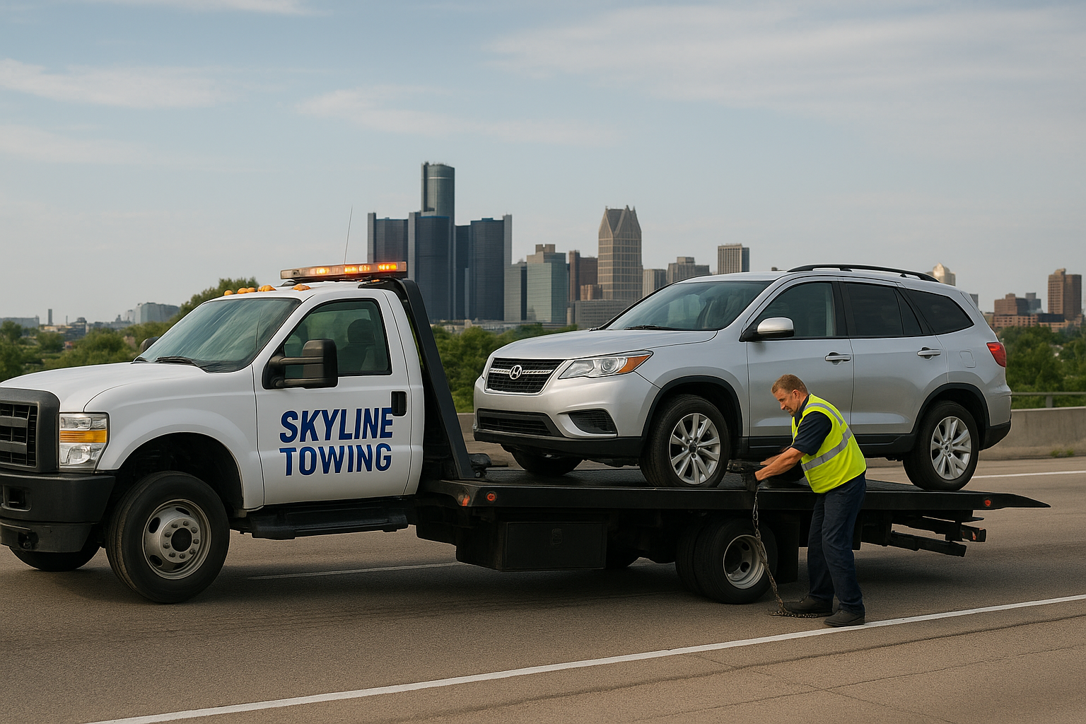 5 Best Towing Services near Me Now in Detroit 1. Skyline Towing, Detroit's 24/7 local towing team