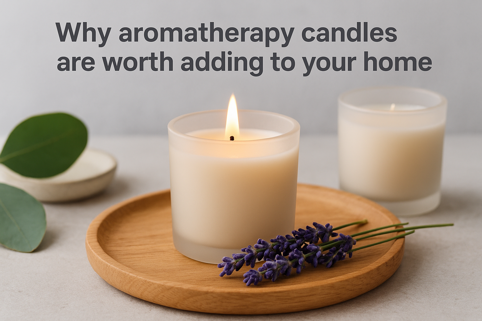 Why aromatherapy candles are worth adding to your home
