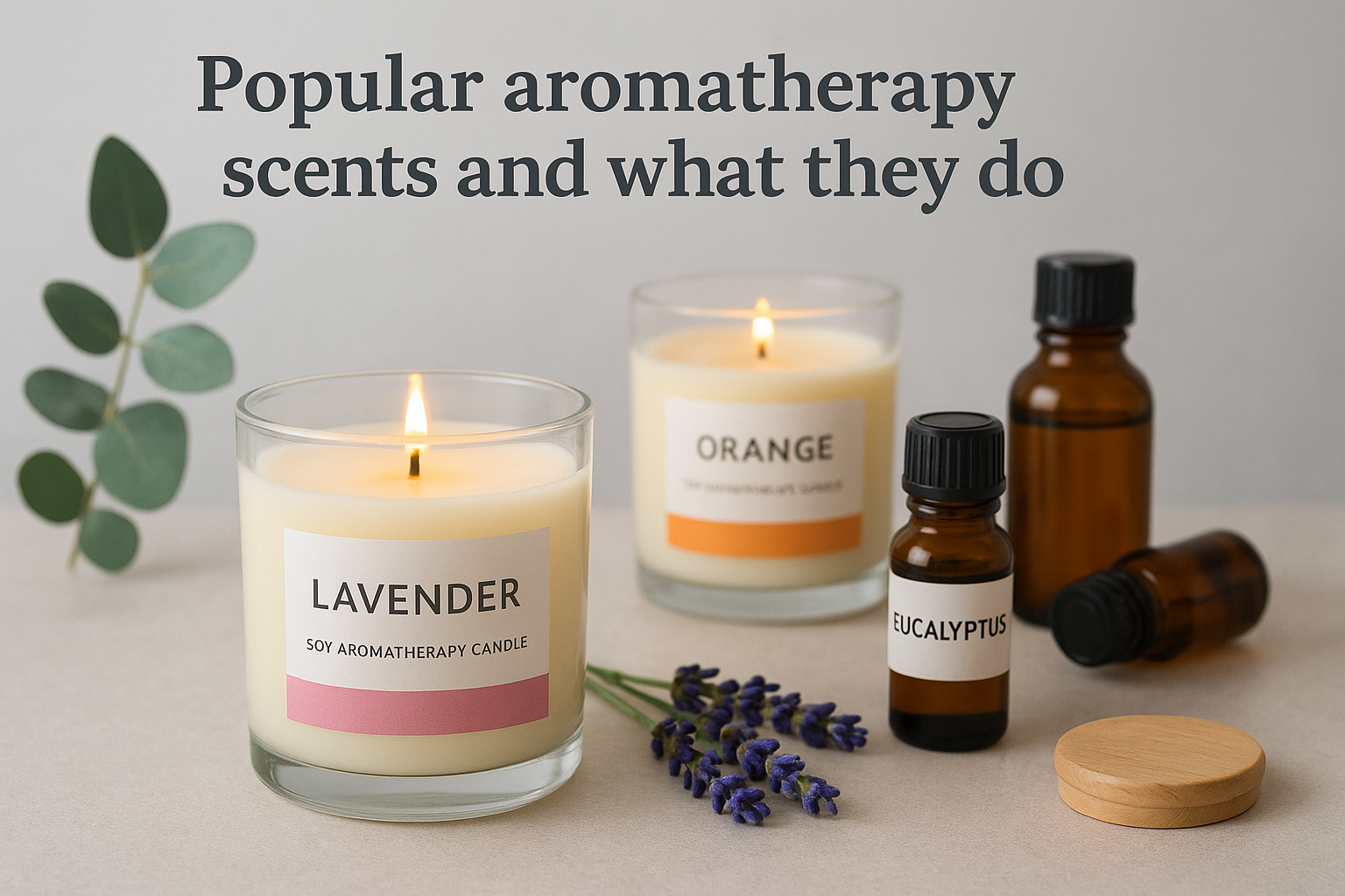 Popular aromatherapy scents and what they do