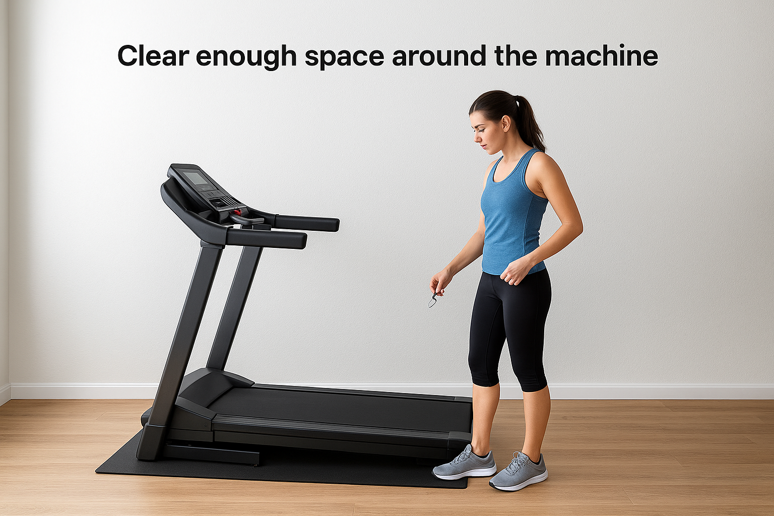 Clear enough space around the machine