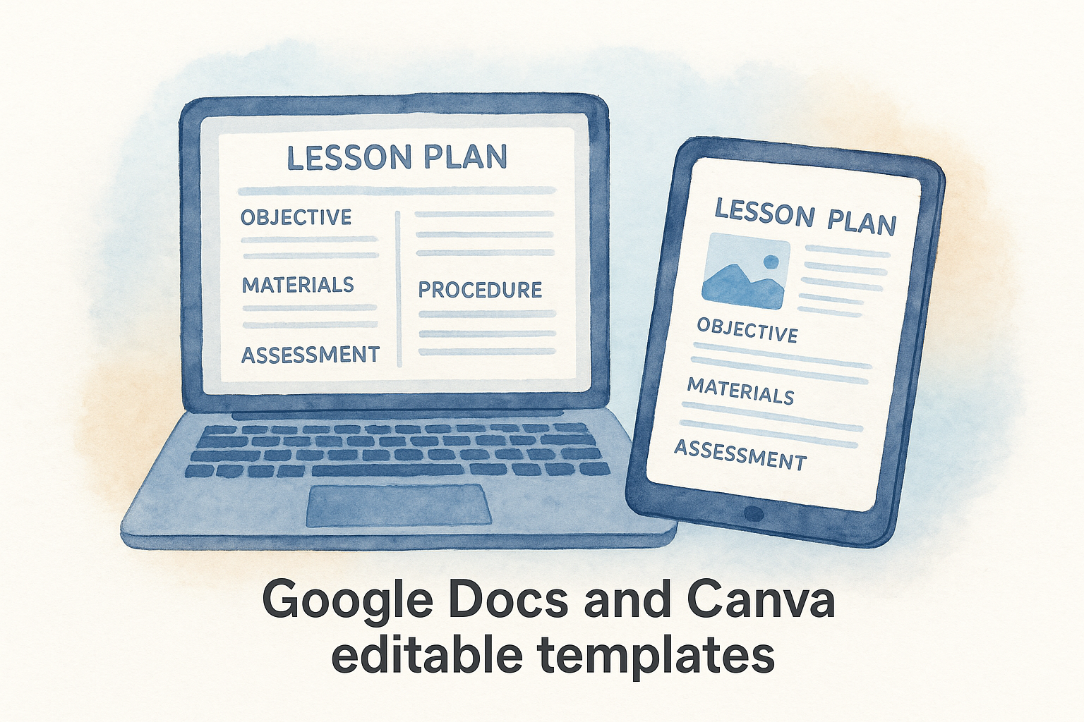 9. Google Docs and Canva editable templates