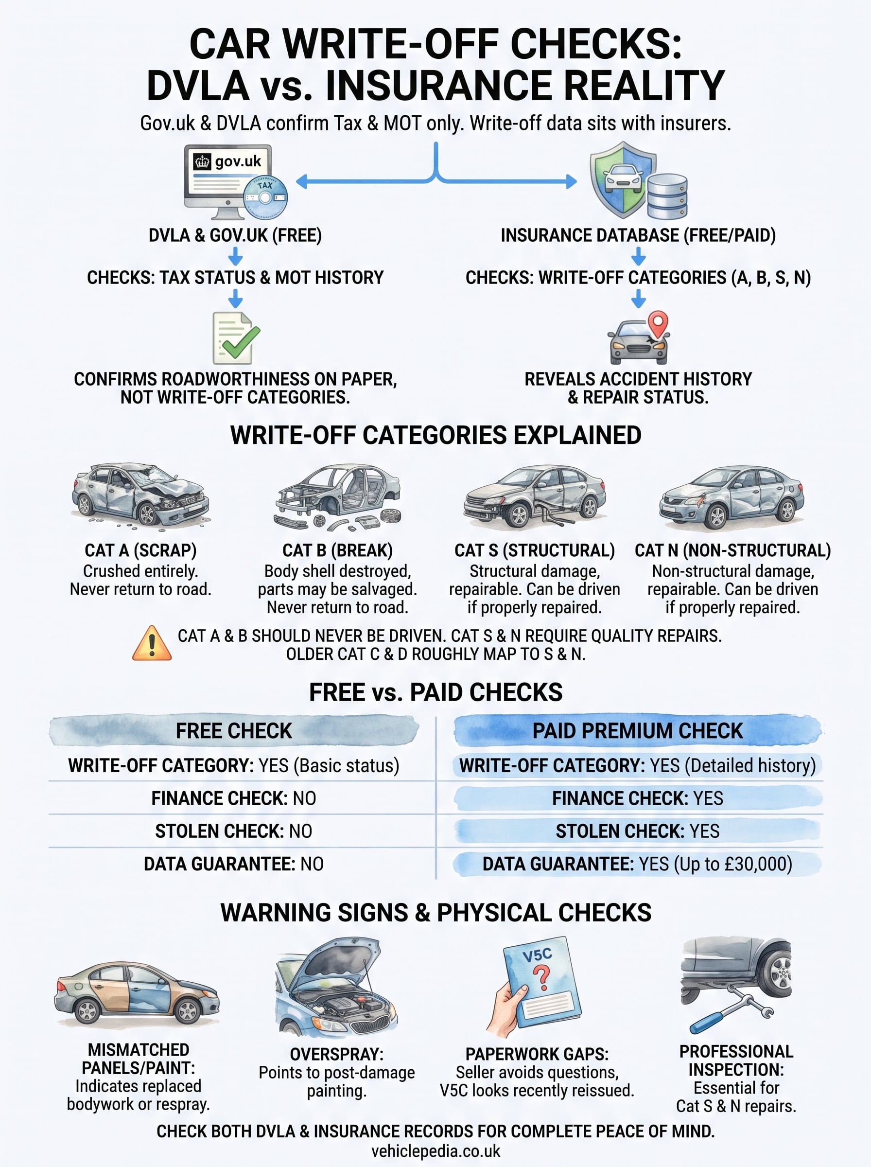 car write-off check free dvla gov infographic