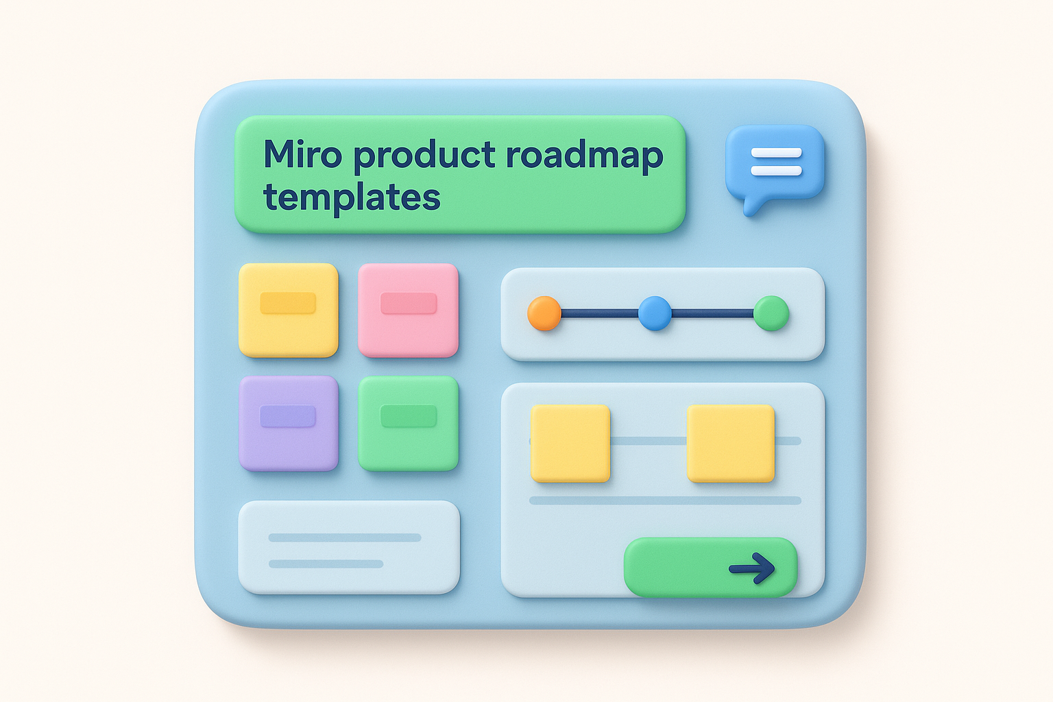 4. Miro product roadmap templates