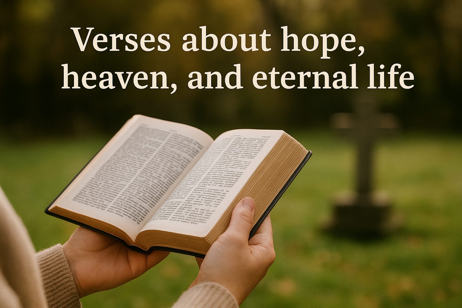 4. Verses about hope, heaven, and eternal life