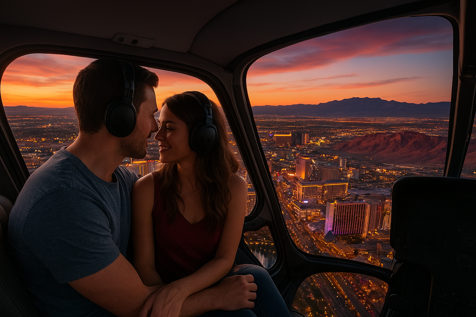 6. Book a helicopter tour over the Strip or Red Rock Canyon