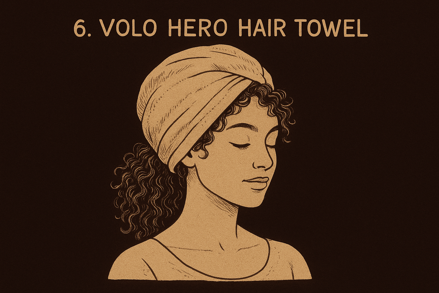 5. Volo Hero Hair Towel