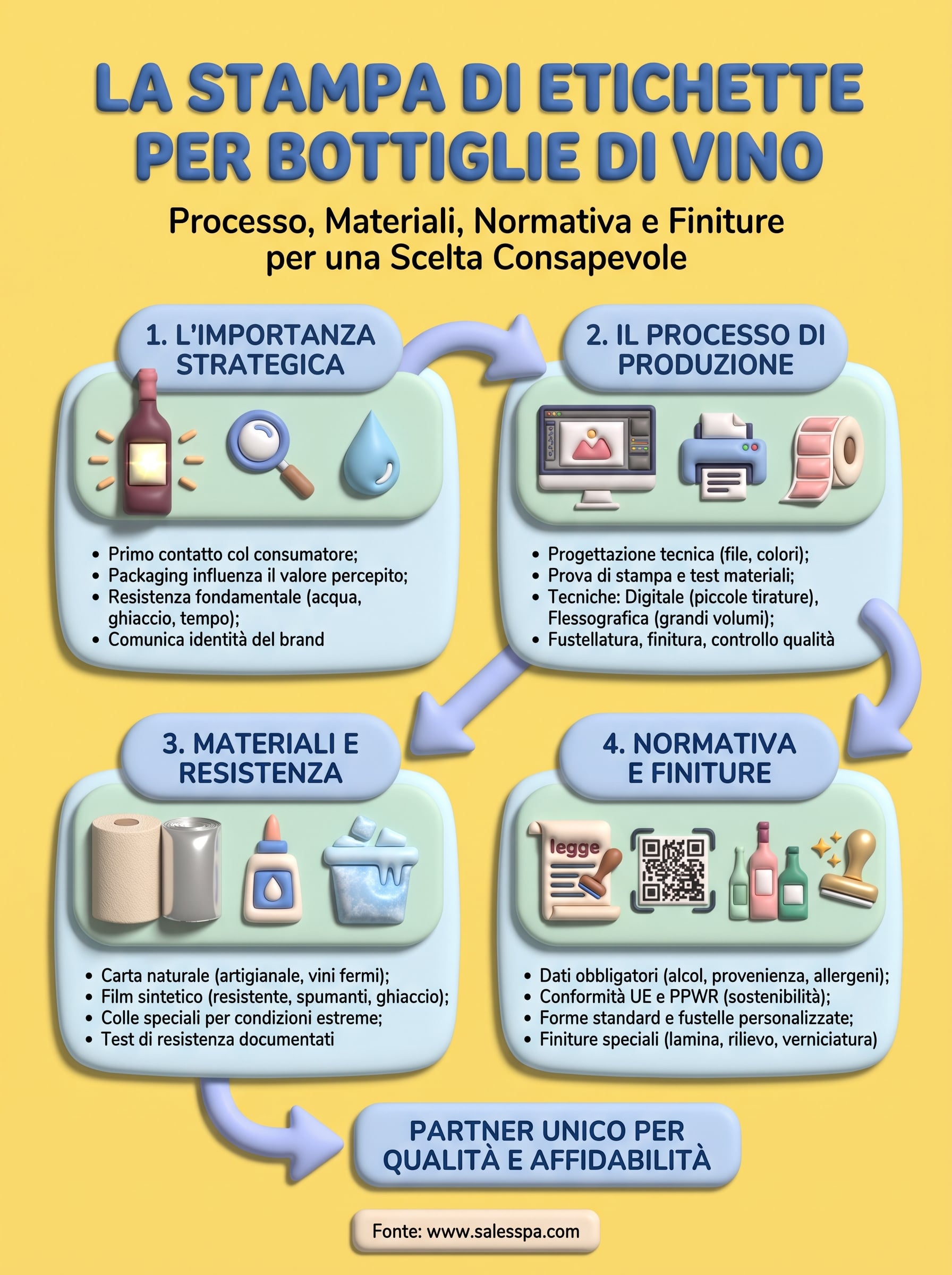 stampa etichette per bottiglie infographic