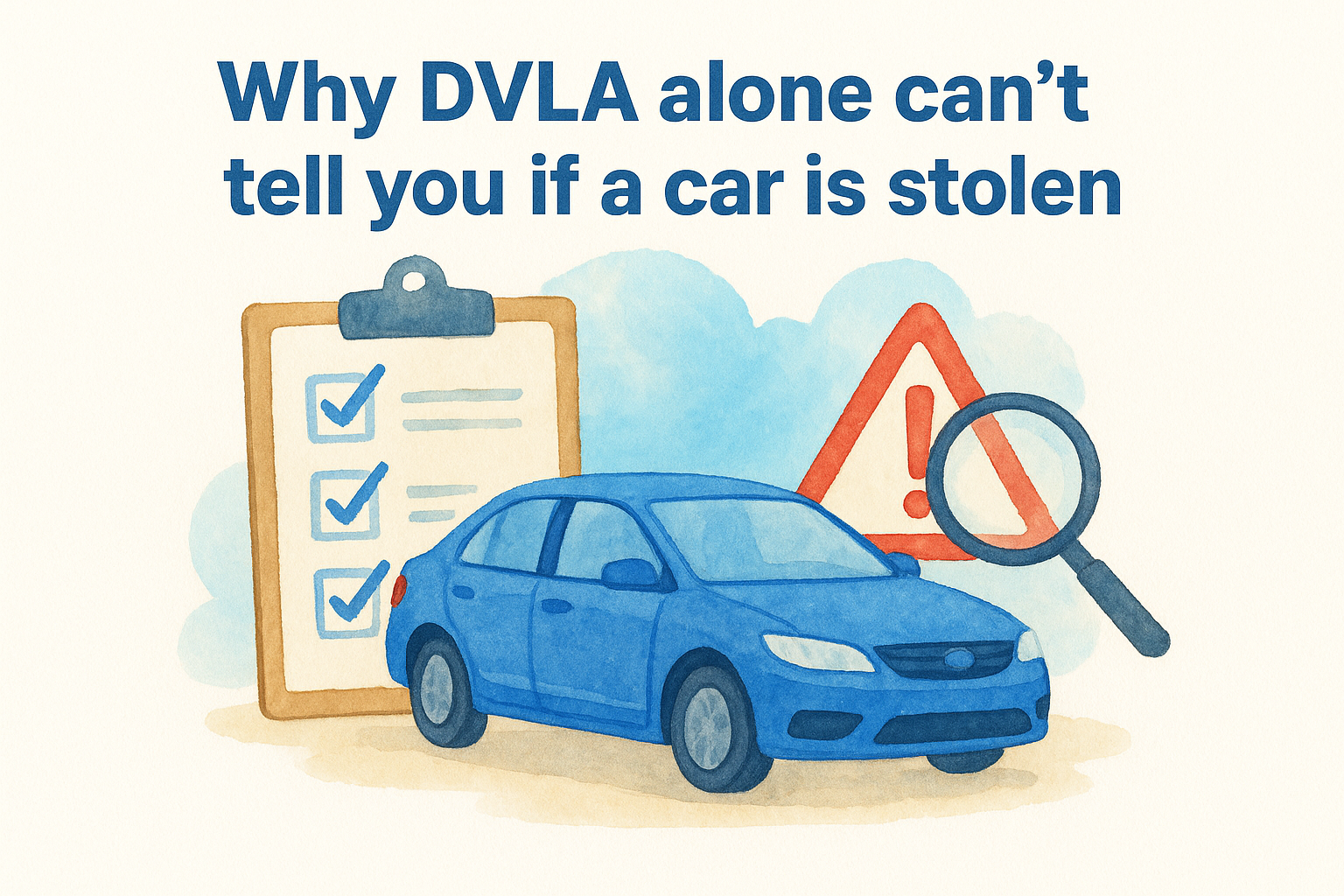 Why DVLA alone can't tell you if a car is stolen
