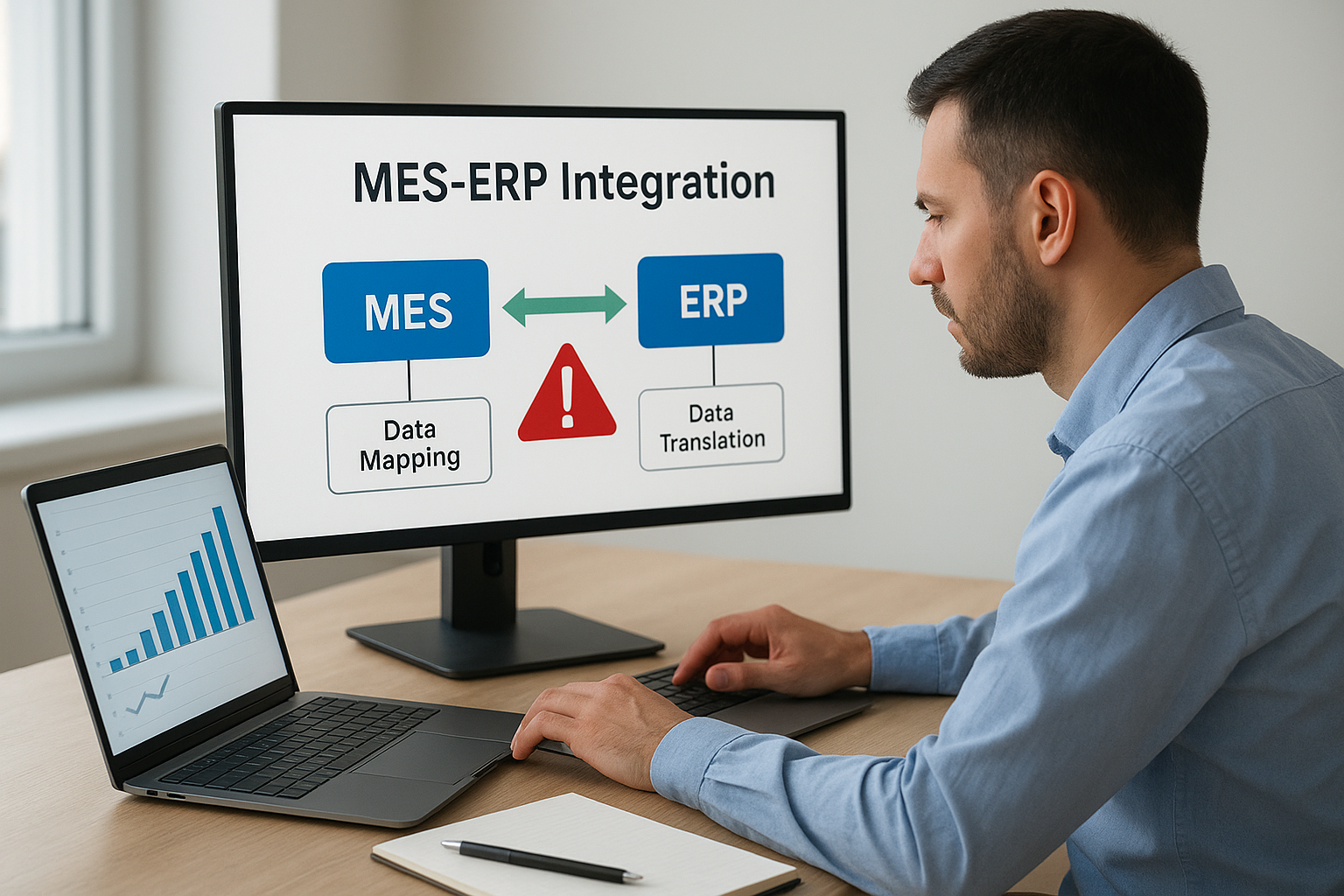 Common challenges in MES-ERP integration