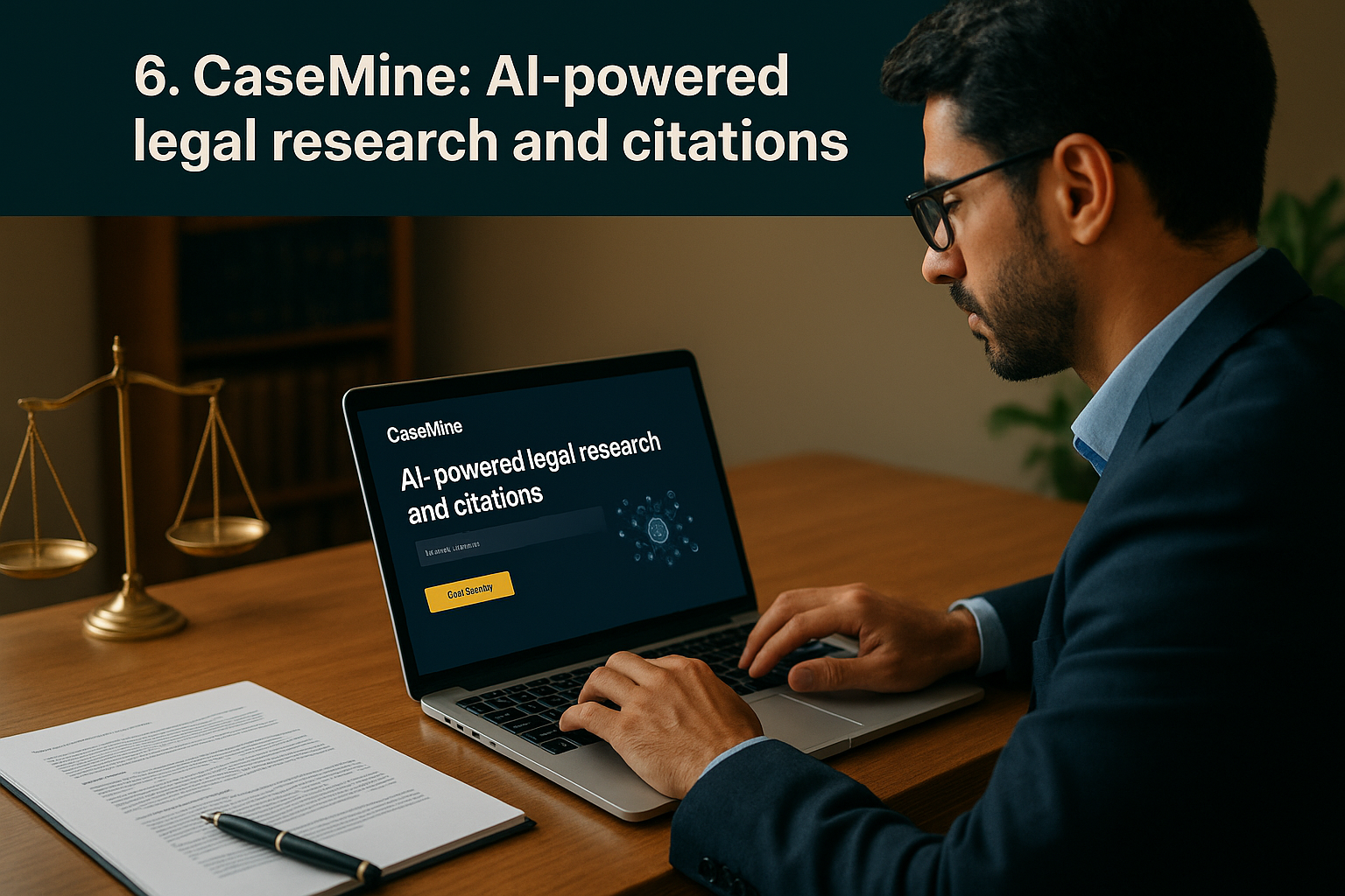 6. CaseMine: AI-powered legal research and citations