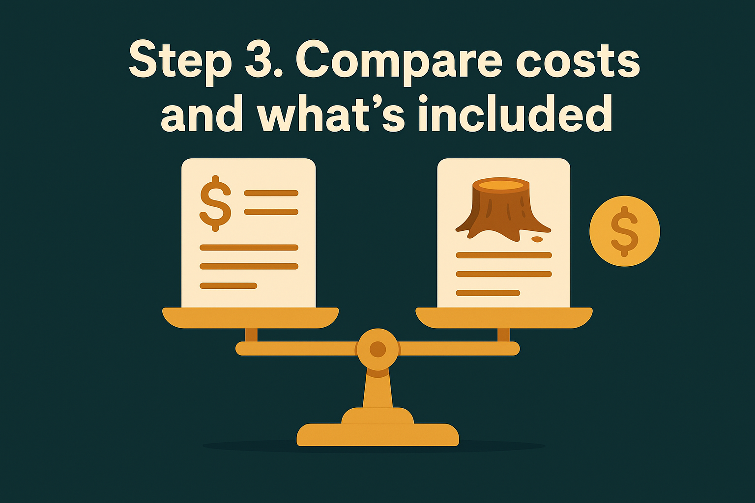 Step 3. Compare costs and what's included
