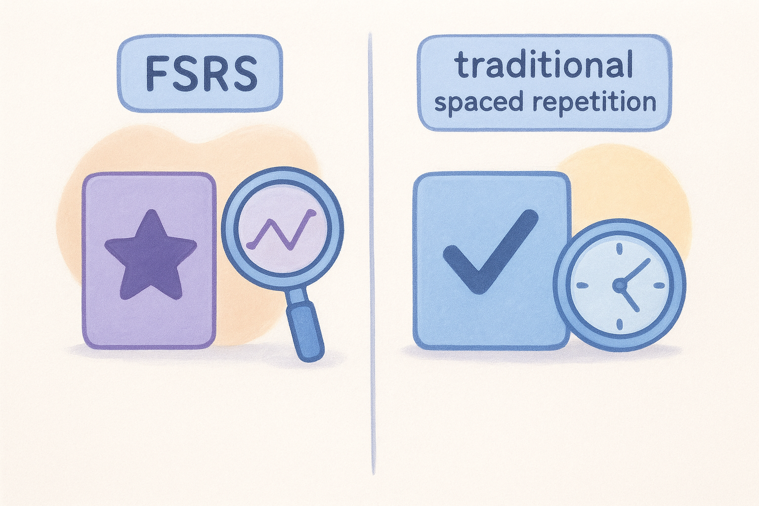 FSRS vs traditional spaced repetition algorithms