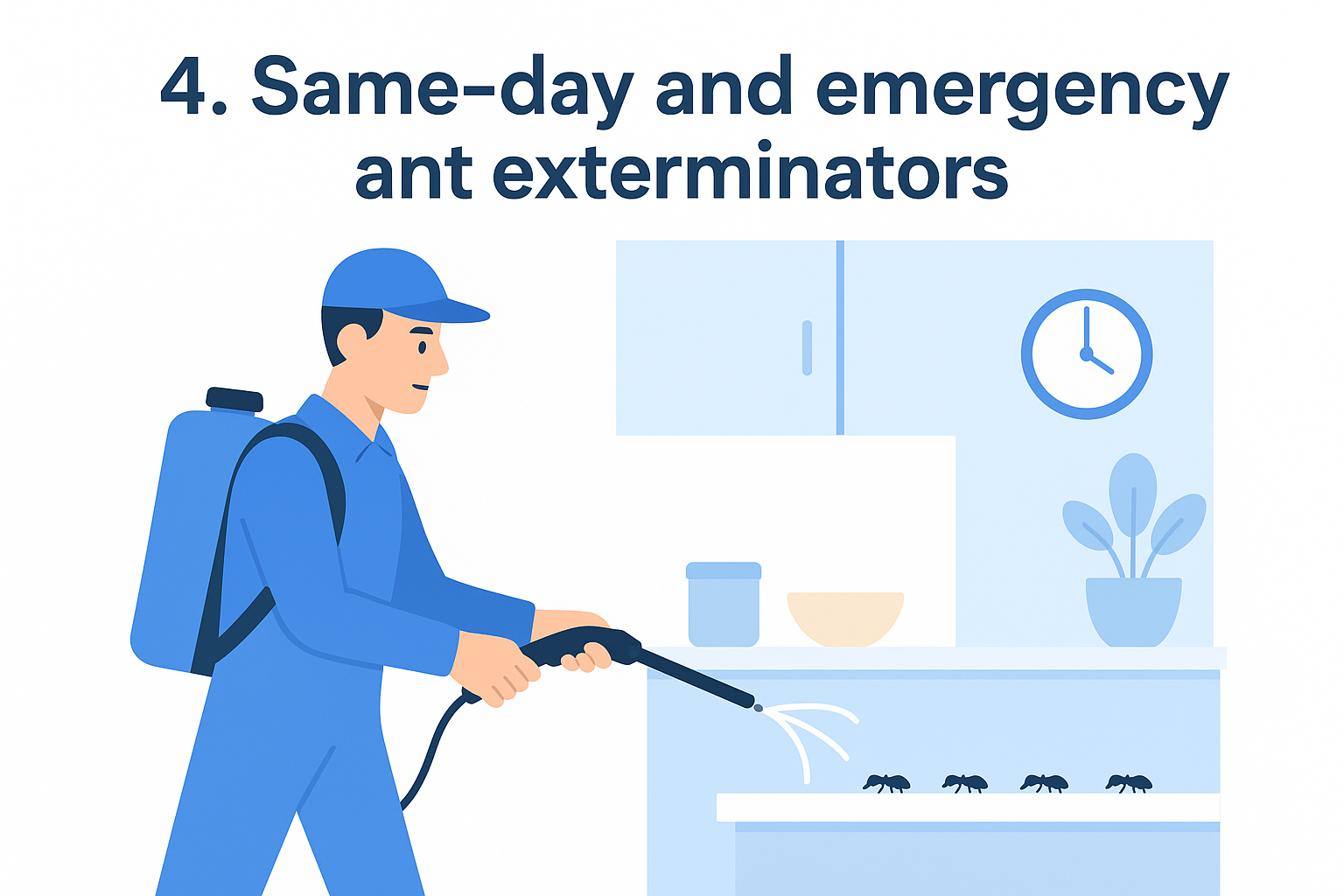 4. Same-day and emergency ant exterminators