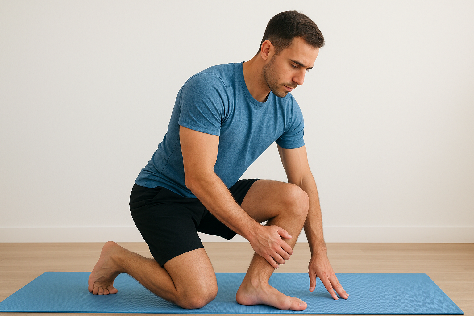 4. Kneeling tibialis anterior stretch