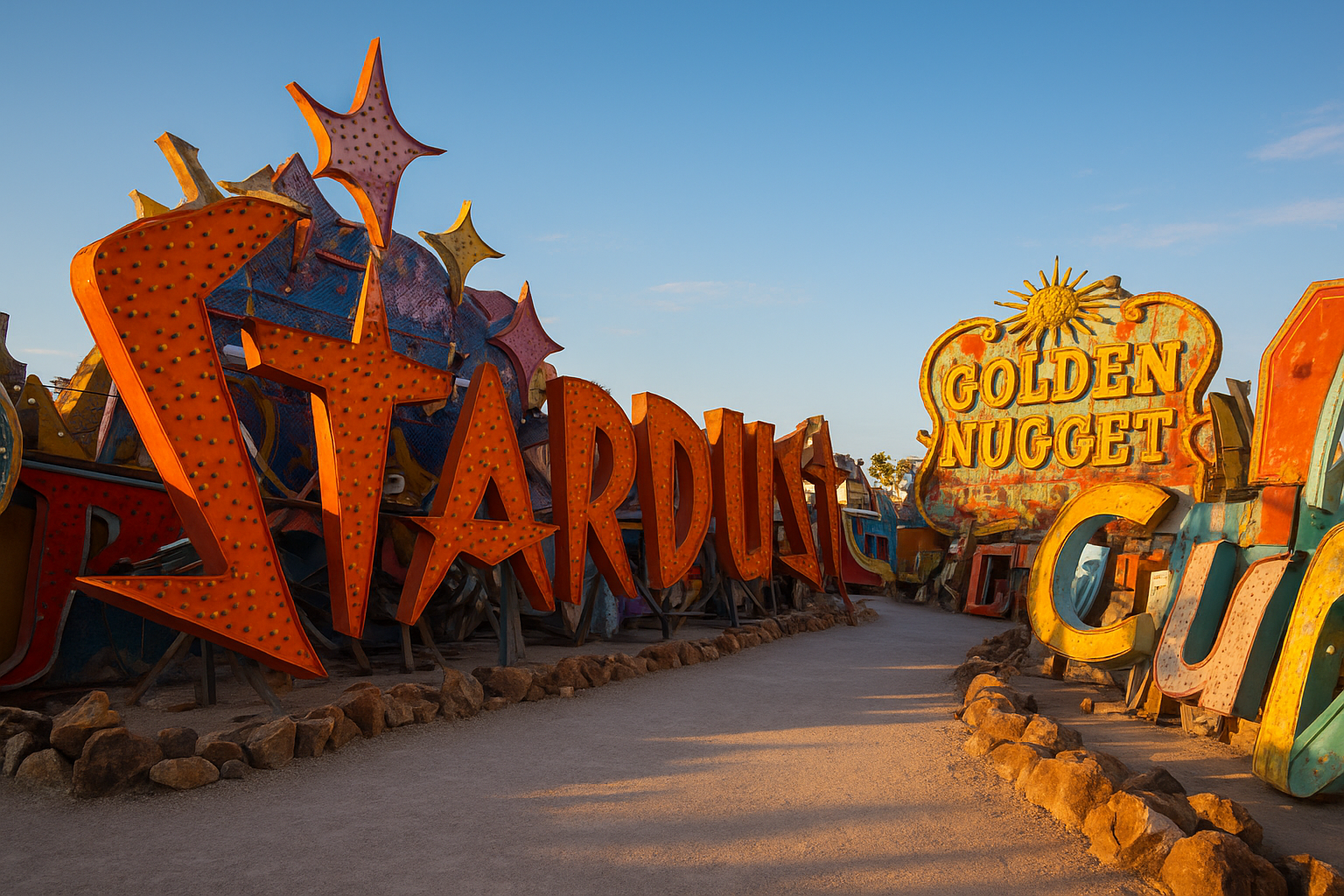 3. Explore the Neon Museum's neon boneyard