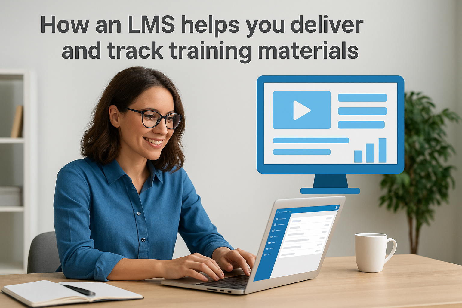 How an LMS helps you deliver and track training materials