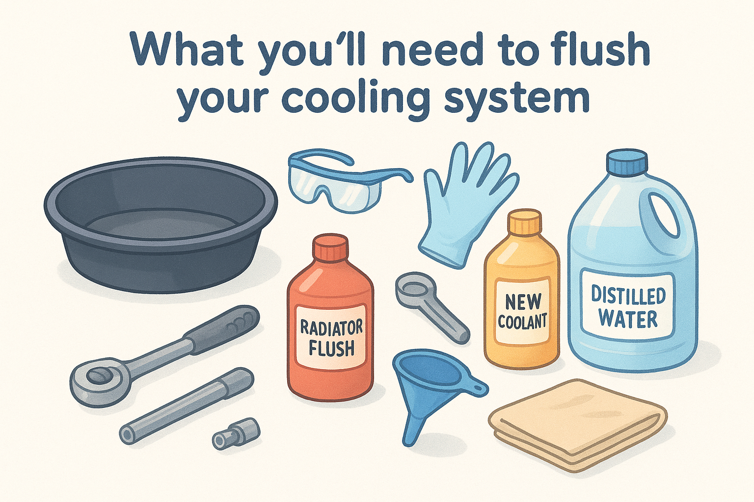 What you'll need to flush your cooling system