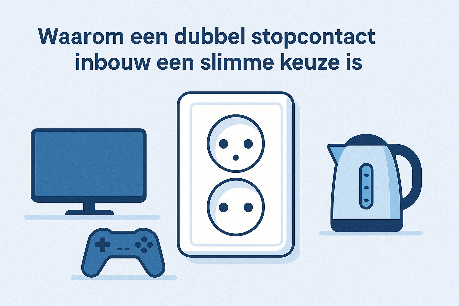 Waarom een dubbel stopcontact inbouw een slimme keuze is
