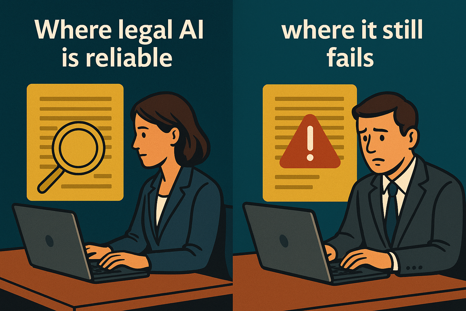 Where legal AI is reliable, and where it still fails