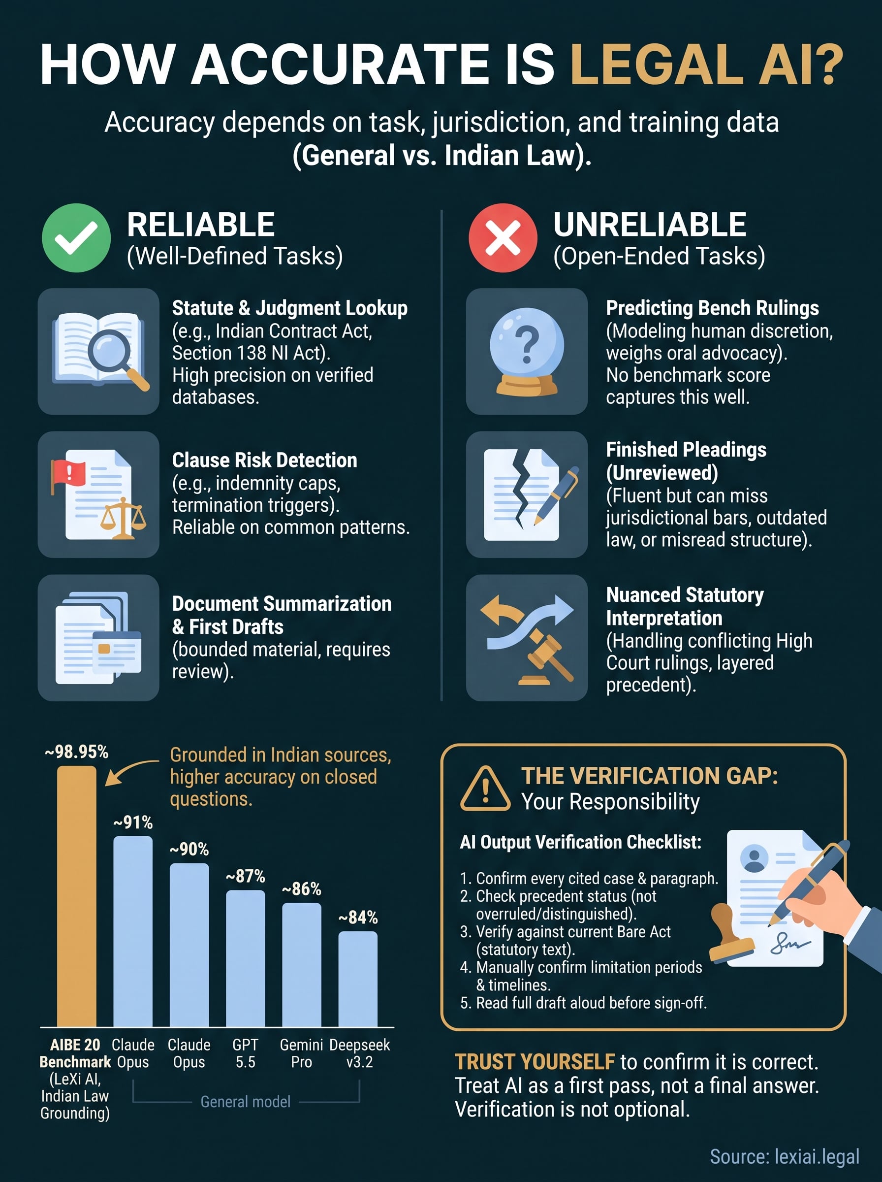 how accurate is legal ai infographic