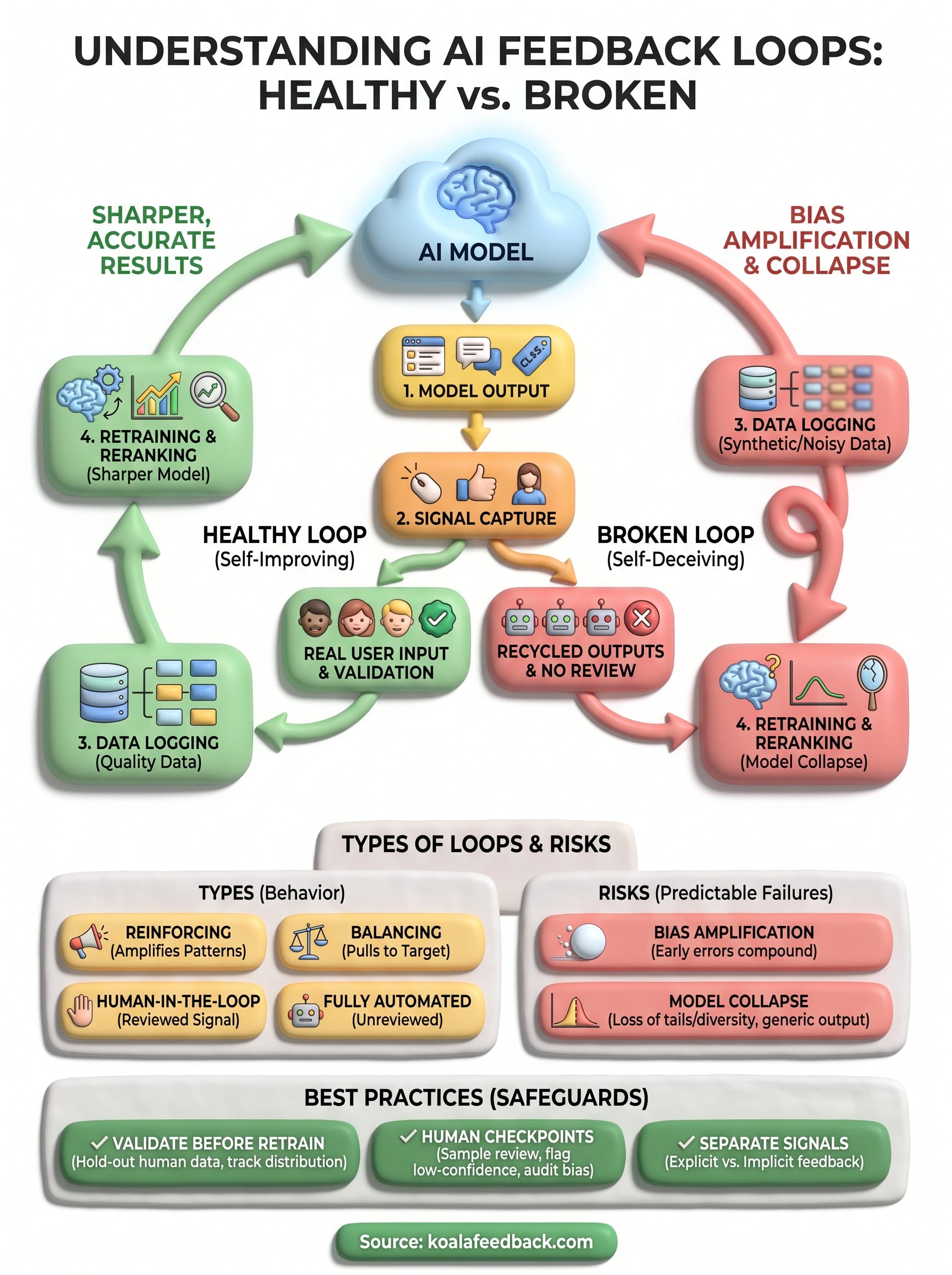 ai feedback loop infographic
