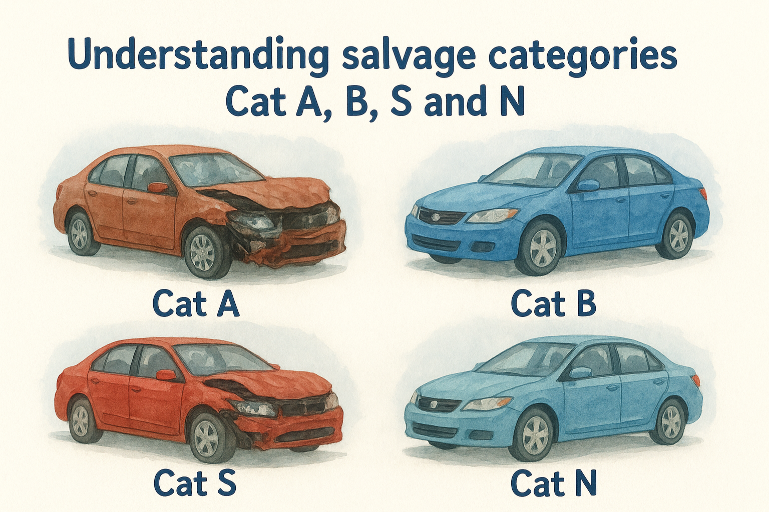 Understanding salvage categories: Cat A, B, S and N