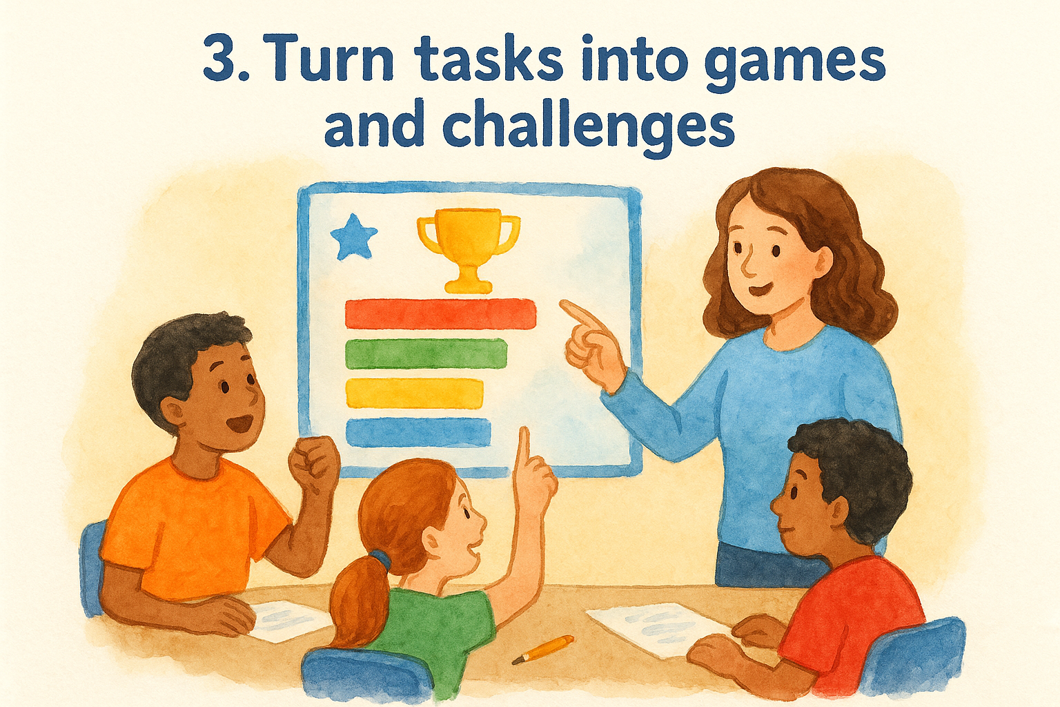 3. Turn tasks into games and challenges