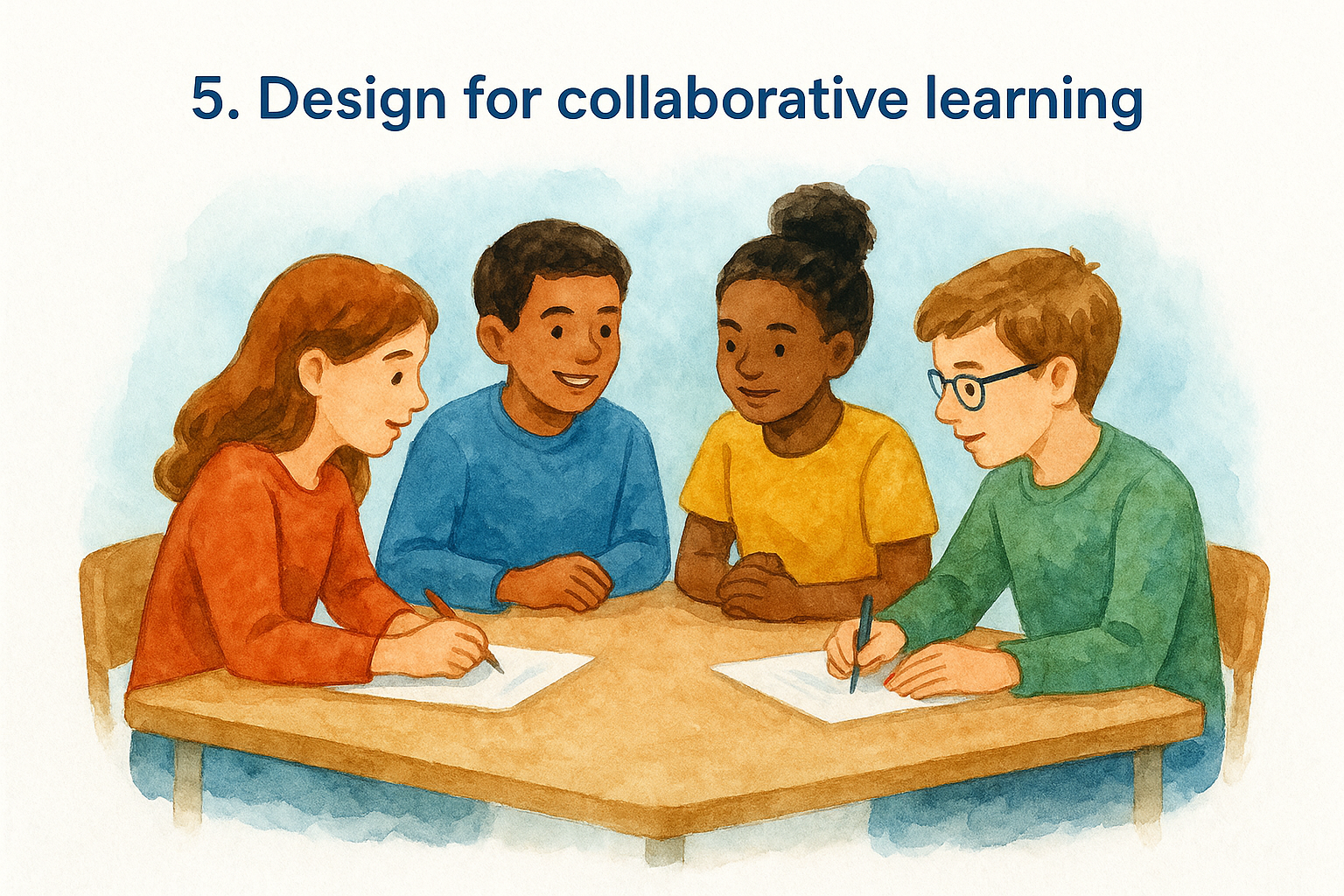 5. Design for collaborative learning
