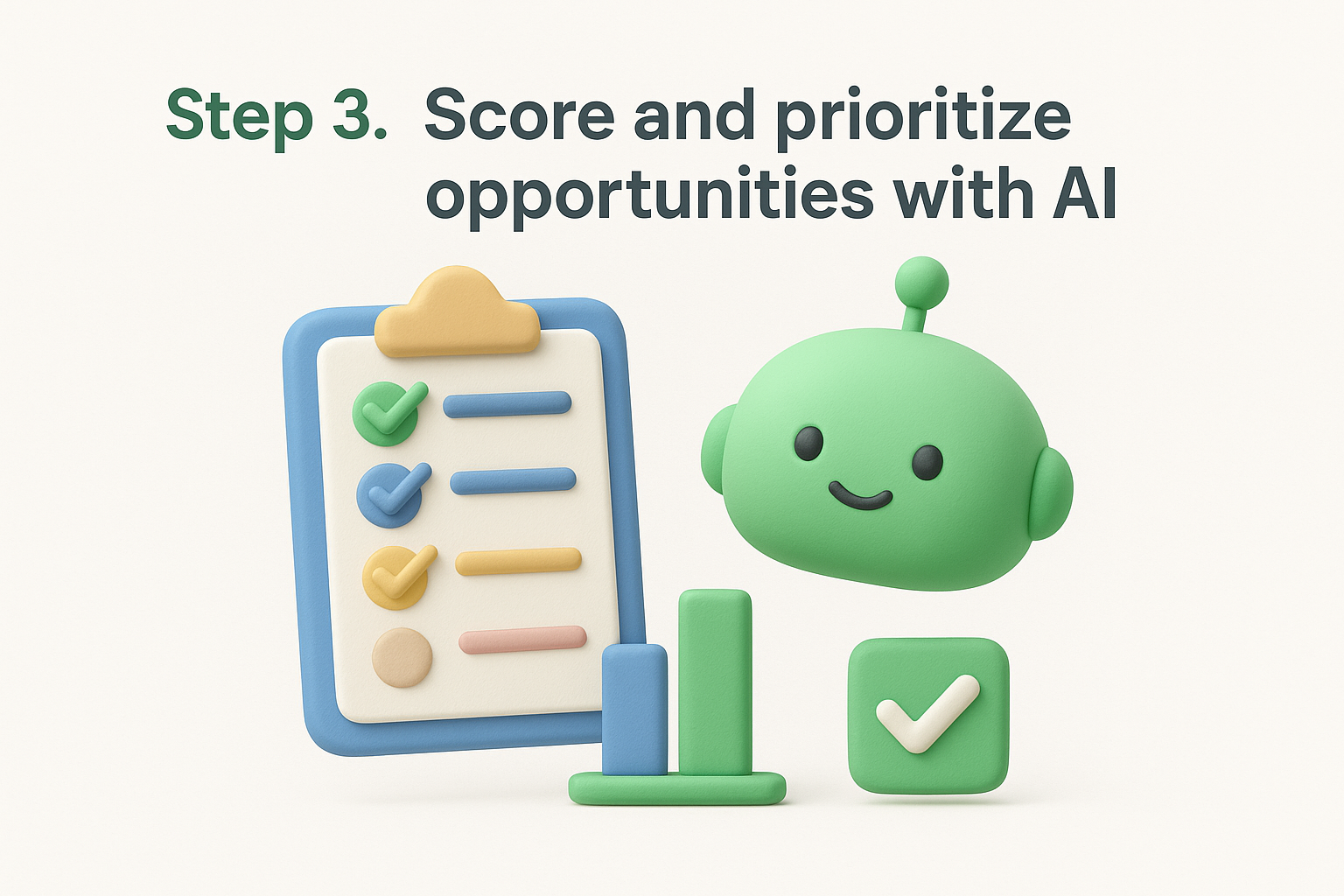 Step 3. Score and prioritize opportunities with AI