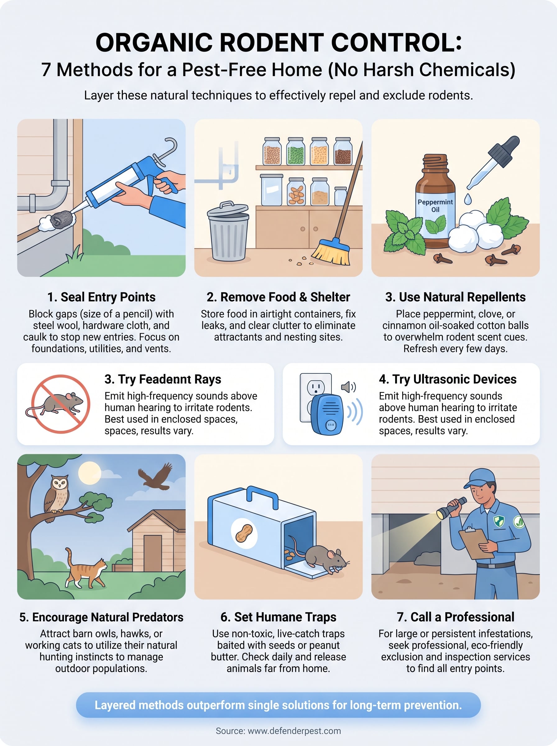organic rodent control infographic