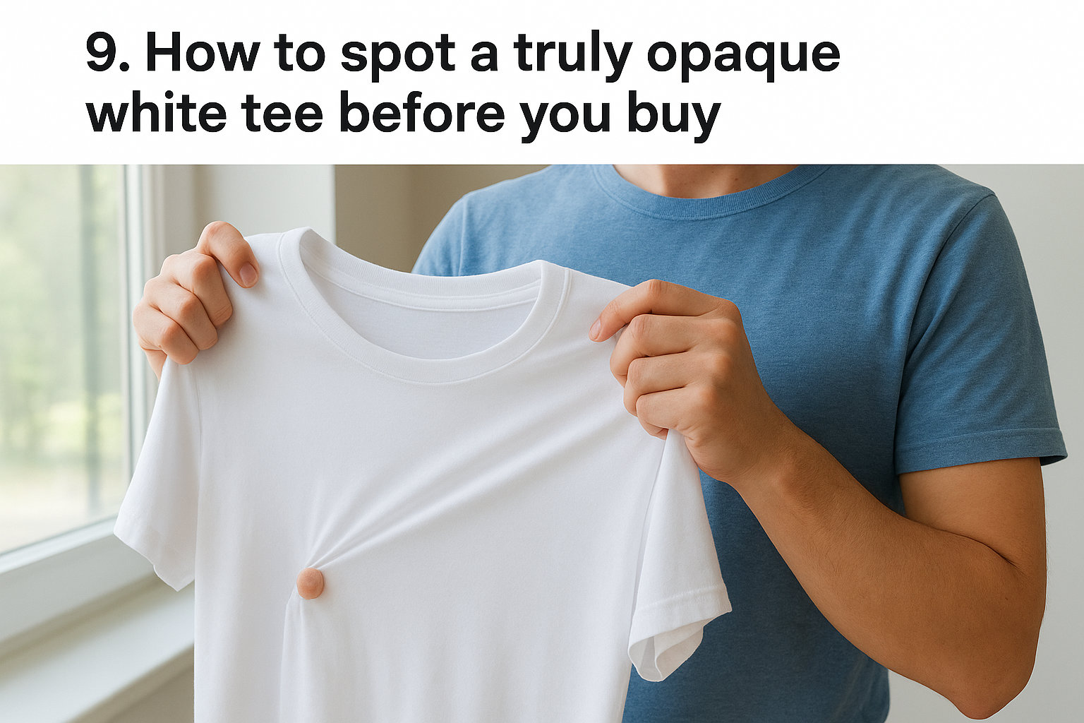 9. How to spot a truly opaque white tee before you buy