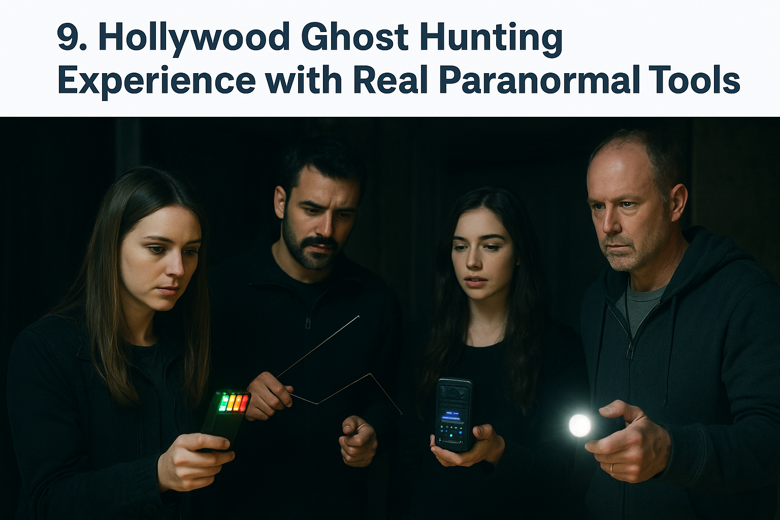 9. Hollywood Ghost Hunting Experience with Real Paranormal Tools