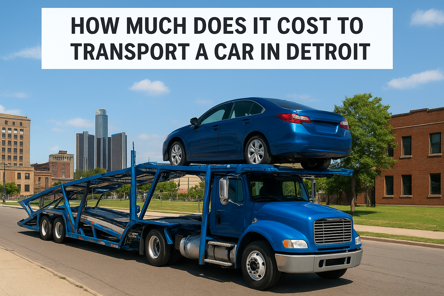 10. How much does it cost to transport a car in Detroit