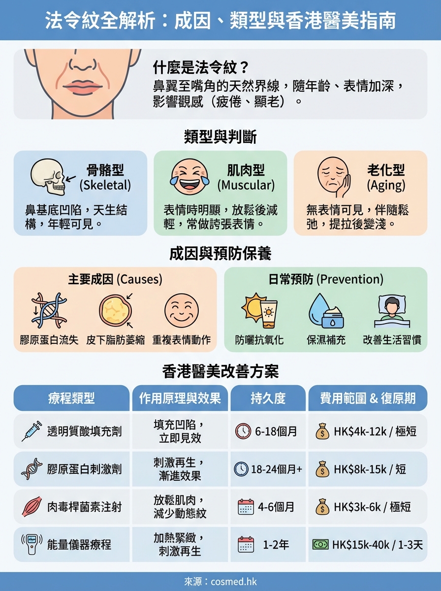 法令紋是什麼 infographic