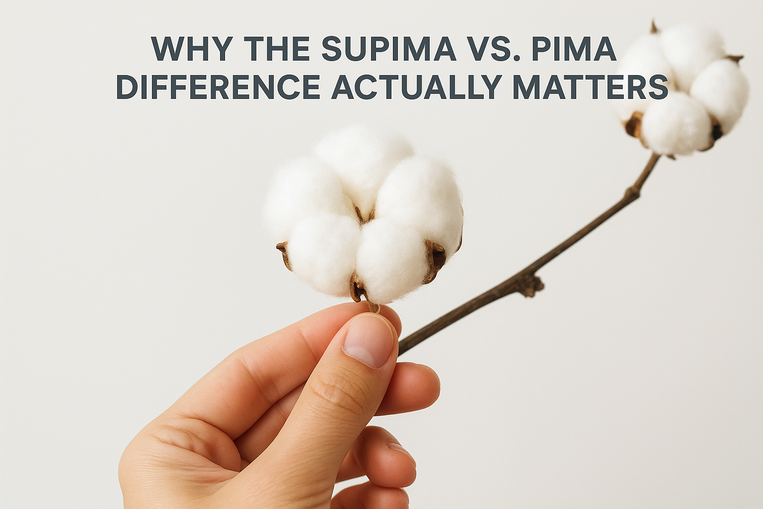 Why the Supima vs Pima difference actually matters