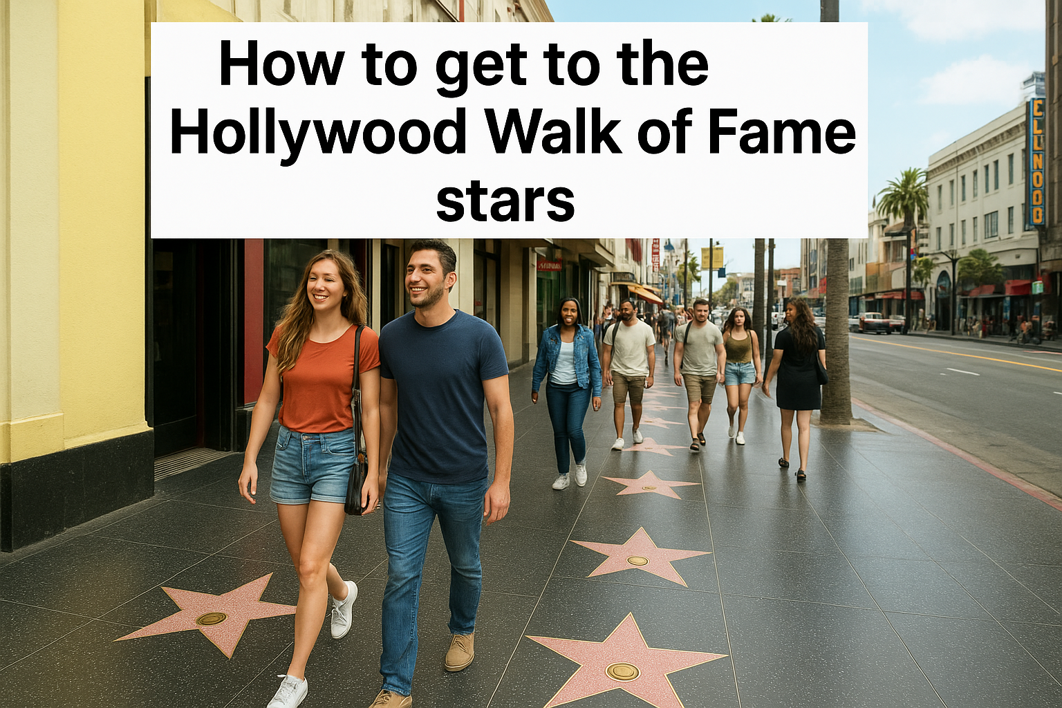 How to get to the Hollywood Walk of Fame stars