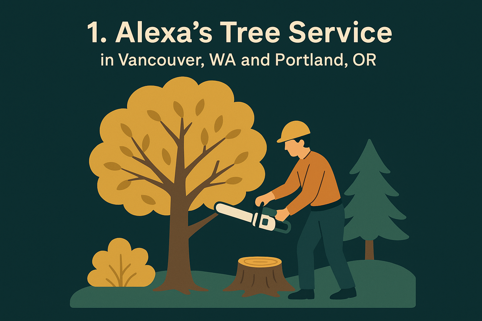 1. Alexa's Tree Service in Vancouver, WA and Portland, OR