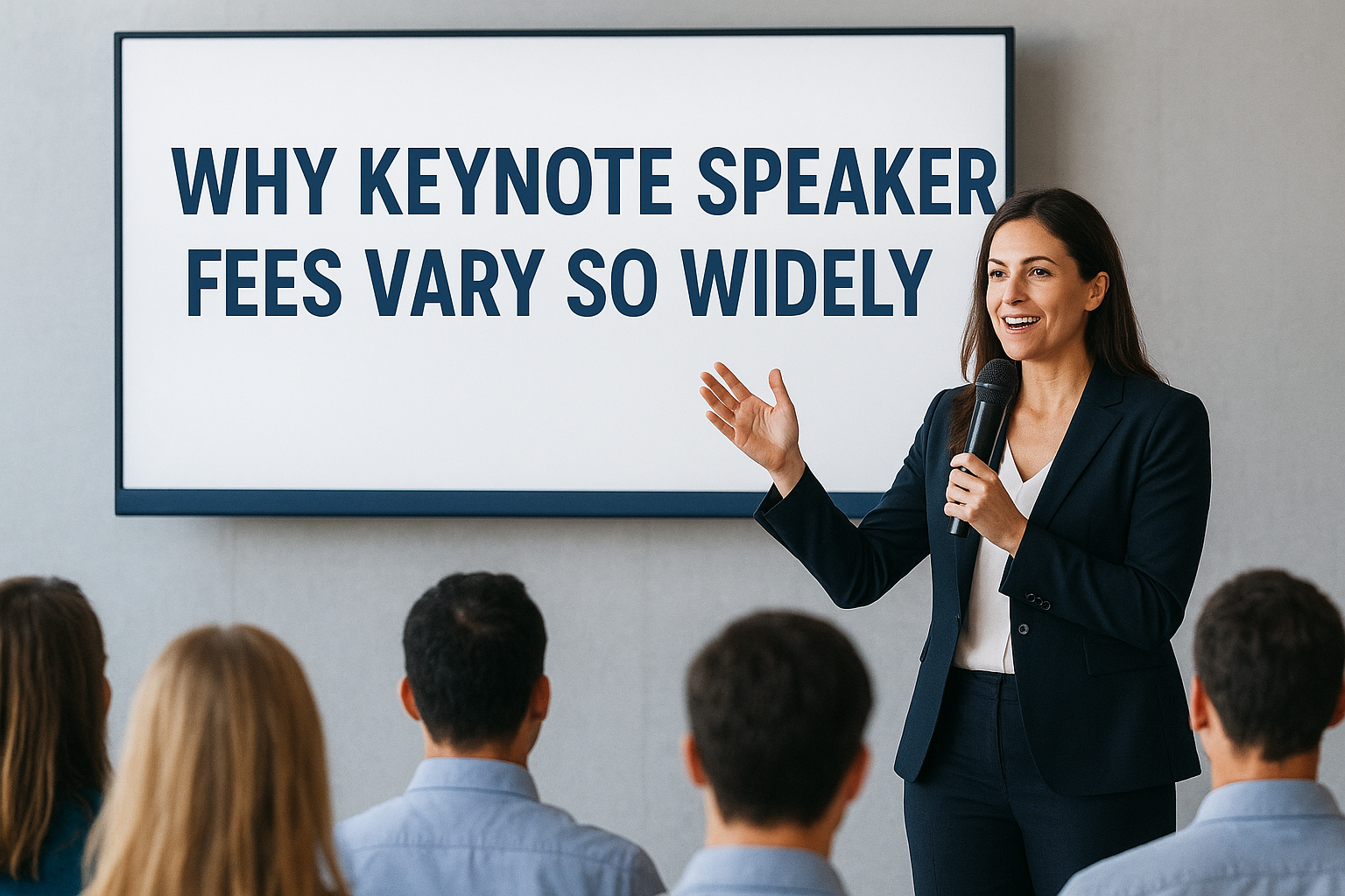 Why keynote speaker fees vary so widely