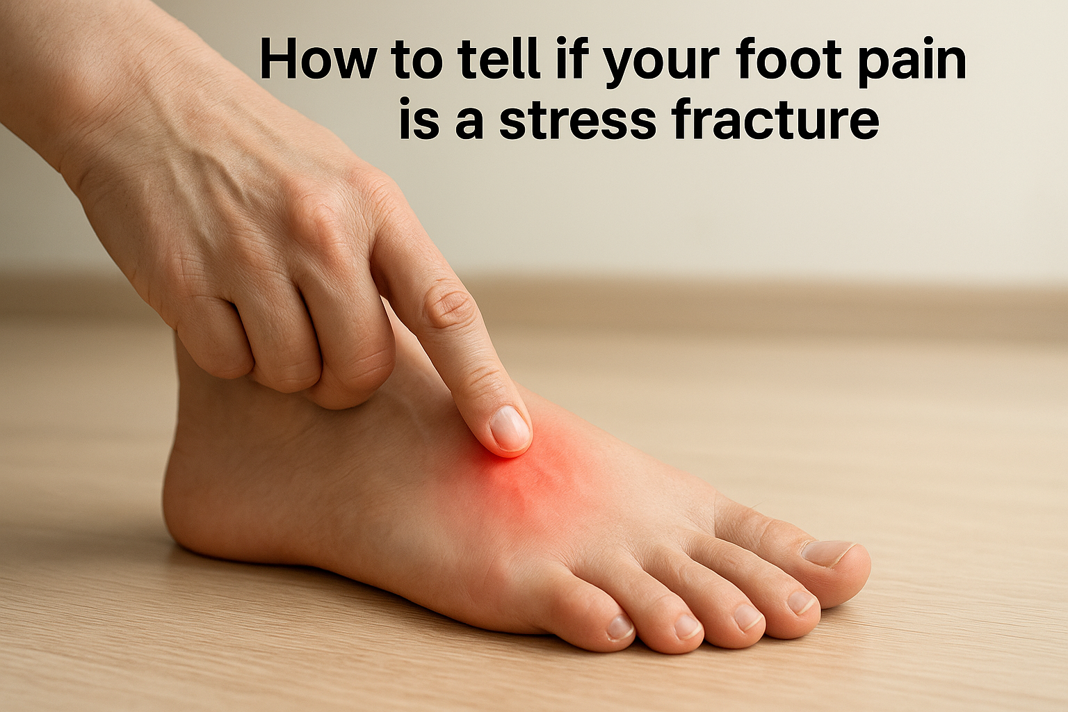 How to tell if your foot pain is a stress fracture