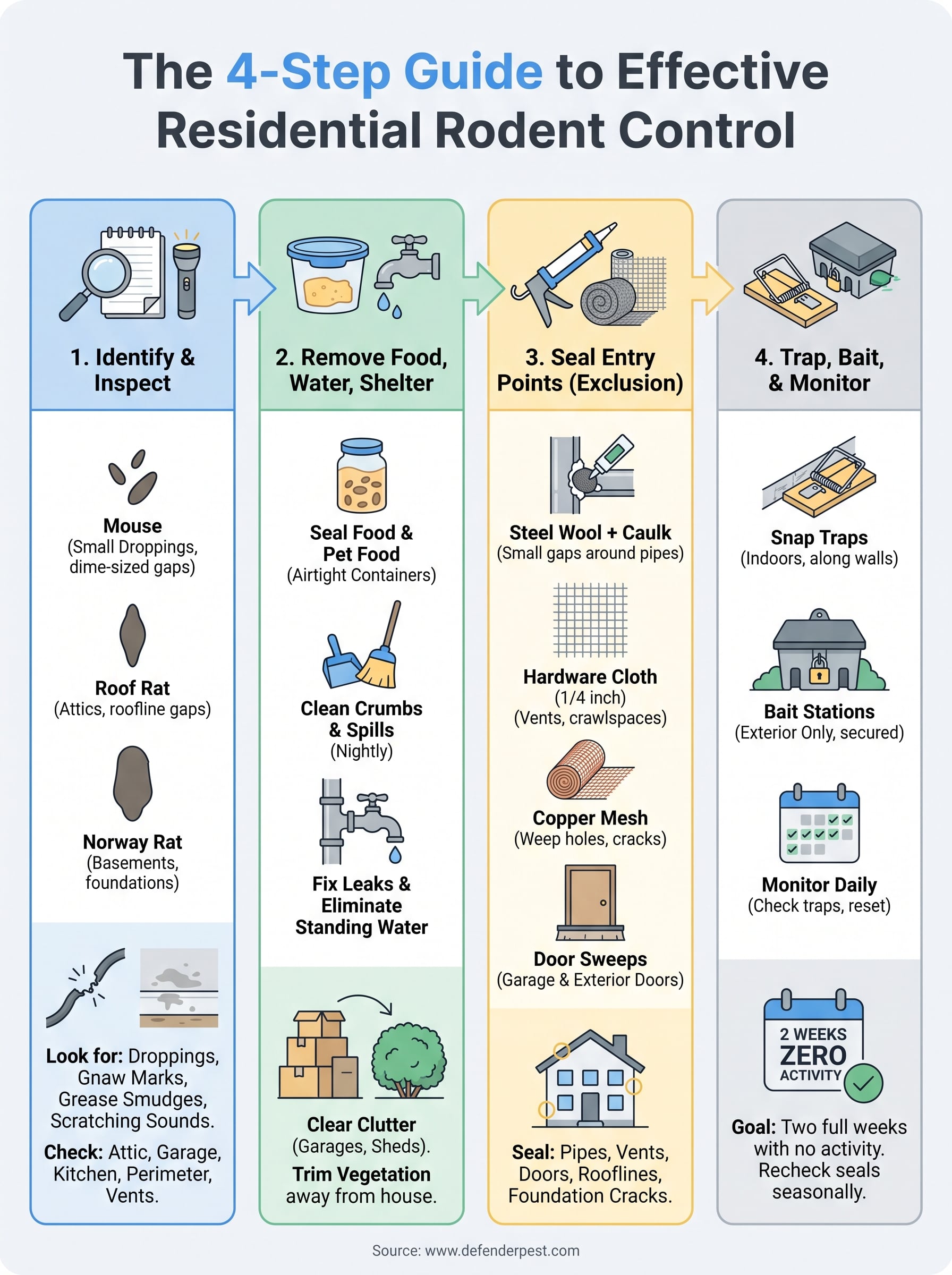 pest control rodent infographic